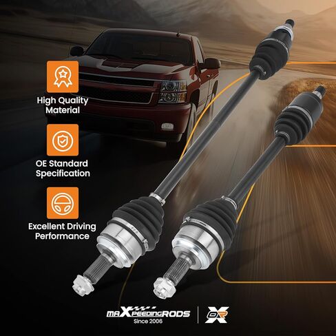 maXpeedingrods Pair (2) Front CV Axle Shaft Assembly for Honda Civic 2016-2021, FWD Automatic Trans L4 2.0L, CV Joint Axle Shaft Front Passenger Driver Side in Saudi Arabia