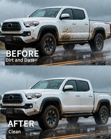 Mud Flaps for Toyota Tacoma with Fender Flares，Complete Front & Rear Splash Guards Set (2016-2023) in Saudi Arabia