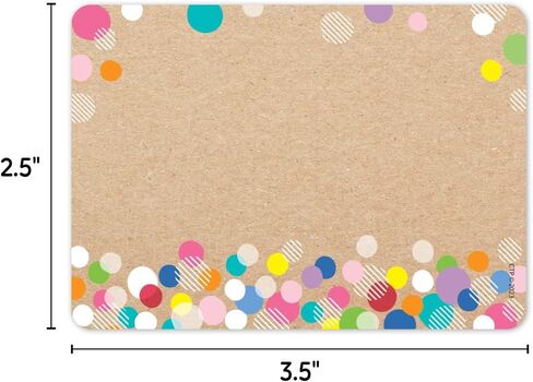 نقاط ضغط تعليمية إبداعية على علامات الأسماء السوداء باللون الأسود. 3-1/2 × 2-1/2 بوصة in Kuwait