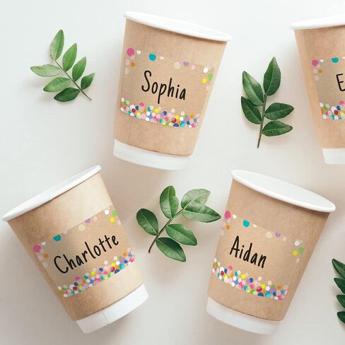 نقاط ضغط تعليمية إبداعية على علامات الأسماء السوداء باللون الأسود. 3-1/2 × 2-1/2 بوصة in Kuwait