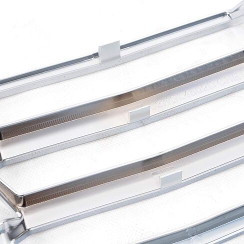 PIT66 2Pcs Chrome Bumper Grille Skin Guard Snap On Insert Compatible with Chevy 2016-2018 Silverado 1500 in Saudi Arabia