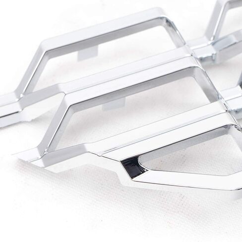 PIT66 2Pcs Chrome Bumper Grille Skin Guard Snap On Insert Compatible with Chevy 2016-2018 Silverado 1500 in Saudi Arabia