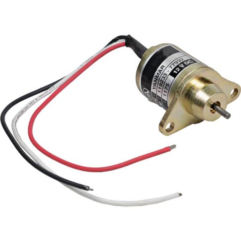 Shut Down Solenoid, Compatible with Komatsu PC40-10 PC45 PC50, 12V M806808 1503ES-12S5SUC5S Excavator Replacement Part in Saudi Arabia