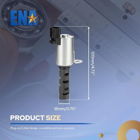 ENA Engine Variable Valve Timing Solenoid VVT Compatible with Toyota Camry Corolla Highlander Scion tC xB Pontiac Vibe Lexus HS250h 2001-2015 Camshaft Position Actuator Solenoid for 917-020 Set of 1 in Saudi Arabia