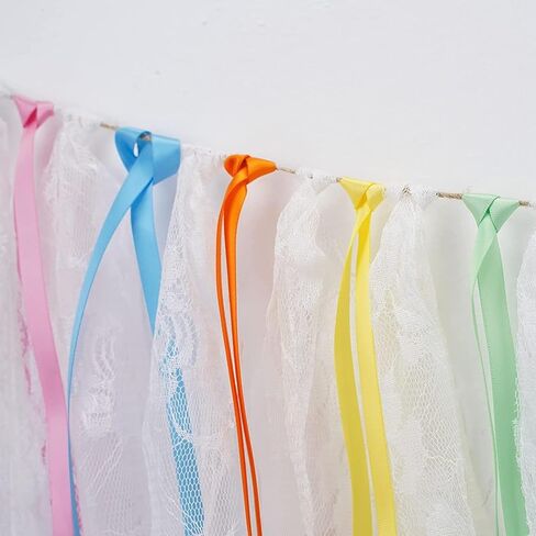 10 Roll Rainbow Ribbon Solid Color Assortment 10 Colors 25 Yard Double Face Satin Ribbon for Gift Wrapping Flower Bouquets Happy Birthday Party Decorations, 3/8" X 25 Yard Each in Saudi Arabia