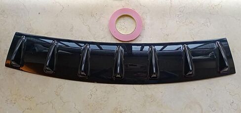 موزع شفة المصد الخلفي العالمي، 6 بوصة، نمط 7 زعانف القرش، أسود لامع in Kuwait