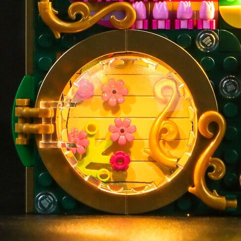 إضاءة LED متوافقة مع لوحة فنية جدارية لمدينة Lego Wicked Emerald 75685 - أضواء فقط، مجموعة إضاءة مخصصة متوافقة مع Lego Wicked 75685، غير متضمنة النموذج in Saudi Arabia