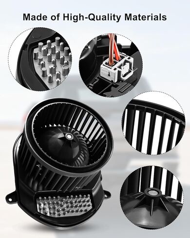 HVAC Blower Motor Compatible with Chevrolet Silverado GMC Sierra 1500 2500 2019-2024 Replace 84861776, Replacement Blower Motor in Saudi Arabia