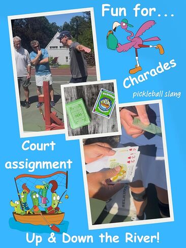 Pickleball Playing Cards – Featuring Slang, Shots & Playing Tips – Standard 52-Card Deck for Poker, Rummy, Solitaire & More – Fun Art in Saudi Arabia