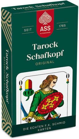 ASS Altenburger 10045029-0001 FSC Sheep Head/Tarock, Bavarian Picture in Folding Box, White in Saudi Arabia
