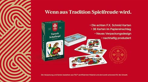ASS Altenburger 10045029-0001 FSC Sheep Head/Tarock, Bavarian Picture in Folding Box, White in Saudi Arabia