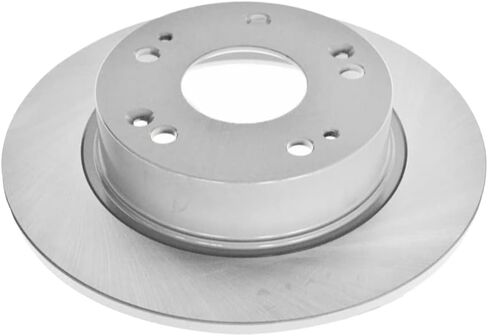 AutoShack Front & Rear Drilled & Slotted Brake Rotors Replacement for 2003-2007 Honda Accord 2.4L 3.0L V6 FWD E-Coated 4-PC Set ShadowGuard in Saudi Arabia