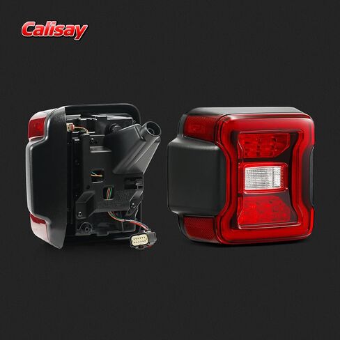 LED Tail Lights Compatible with 2018 2019 2020 2021 2022 2023 2024 2025 Jeep Wrangler Taillights Rear Brake Lamp Rear Reverse Stop Brake Lamp Replacement for OEM#68434890AB (Left Driver Side) in Saudi Arabia