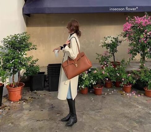 Designer Faux Leather Large Laptop Tote Bag, Fashion Travel Backpack Purse, Women's Shoulder Handbag in Saudi Arabia
