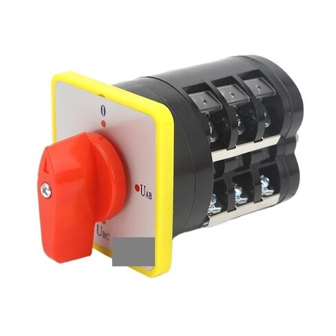 LW5D-16/YH3.3 16A لوحة صفراء 4 موضع 3 أقطاب 12 برغي ثلاث مراحل الفولتميتر الروتاري تغيير كام التبديل in Kuwait