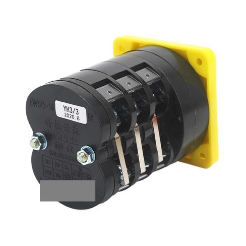 LW5D-16/YH3.3 16A لوحة صفراء 4 موضع 3 أقطاب 12 برغي ثلاث مراحل الفولتميتر الروتاري تغيير كام التبديل in Kuwait