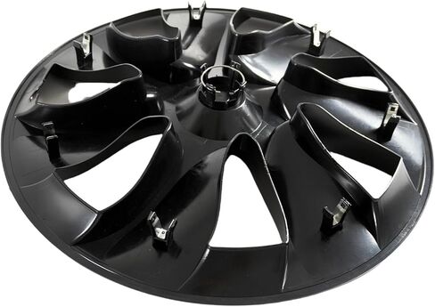 Wheel Cover 19 Inch for Tesla Model Y 2021 2022 2023 2024 ABS Hubcapsr 4 Pcs Replacement Wheel Cover (Matte Black) in Saudi Arabia