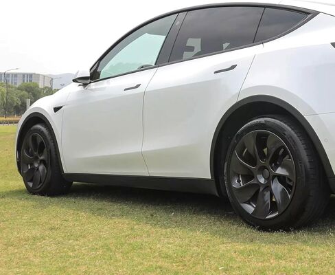 Wheel Cover 19 Inch for Tesla Model Y 2021 2022 2023 2024 ABS Hubcapsr 4 Pcs Replacement Wheel Cover (Matte Black) in Saudi Arabia