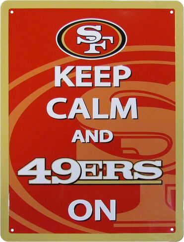Siskiyou NFL Unisex Keep Calm Sign in Saudi Arabia