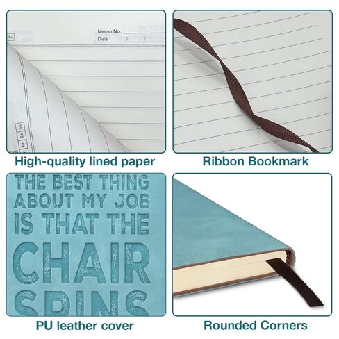 Funny Notebook for Work Sarcastic Some Days the Best Thing About My Job Is That the Chair Spins Journal Gift for Coworker Team Member Employee in Saudi Arabia