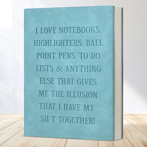 Funny Office Notebook for Work to Do List Journal Humorous Gift for Coworker Colleague Friend-Blue in Saudi Arabia