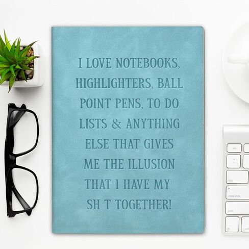 Funny Office Notebook for Work to Do List Journal Humorous Gift for Coworker Colleague Friend-Blue in Saudi Arabia