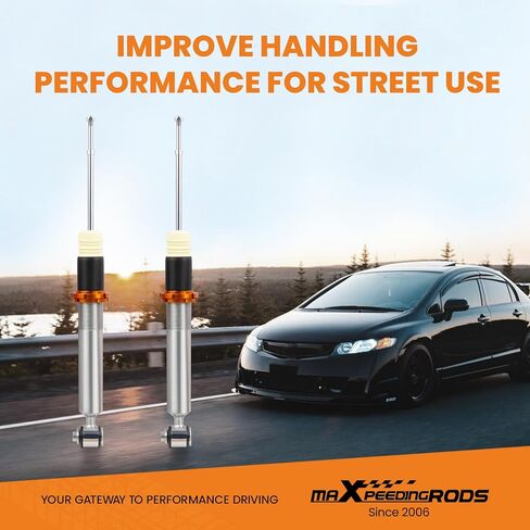 maxpeedingrods Coilovers لسيارات BMW 5 Series E34 1988-1995، طقم تعليق كويلوفيرز قابل للتعديل للارتفاع، ممتص صدمات تخميد مُسبق، طقم خفض، ذهبي in Saudi Arabia