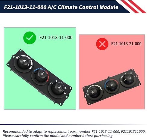 F21-1013-11-000 A/C Heater Climate Control Module Panel Fit for Kenworth Paccar 2006-2023 Air Conditioning Control Panel Heater & AC Temperature Control Unit Replace F21101311000-With Sleeper in Saudi Arabia