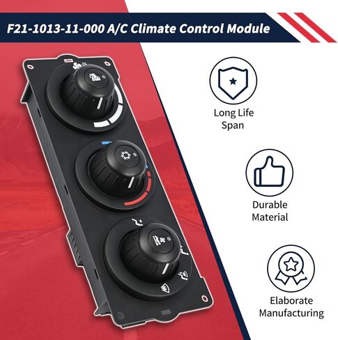 F21-1013-11-000 A/C Heater Climate Control Module Panel Fit for Kenworth Paccar 2006-2023 Air Conditioning Control Panel Heater & AC Temperature Control Unit Replace F21101311000-With Sleeper in Saudi Arabia