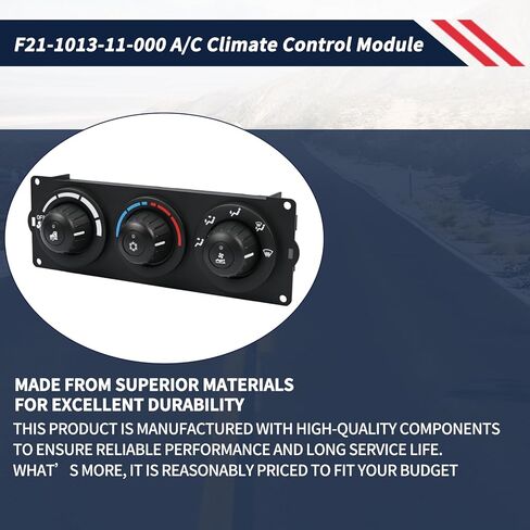 F21-1013-11-000 A/C Heater Climate Control Module Panel Fit for Kenworth Paccar 2006-2023 Air Conditioning Control Panel Heater & AC Temperature Control Unit Replace F21101311000-With Sleeper in Saudi Arabia