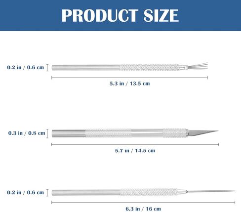 1Set Polymer Clay Sculpting Tool Set Needle Rod and Detail Pottery Needles for Clay Carving and Modeling Crafts in Saudi Arabia
