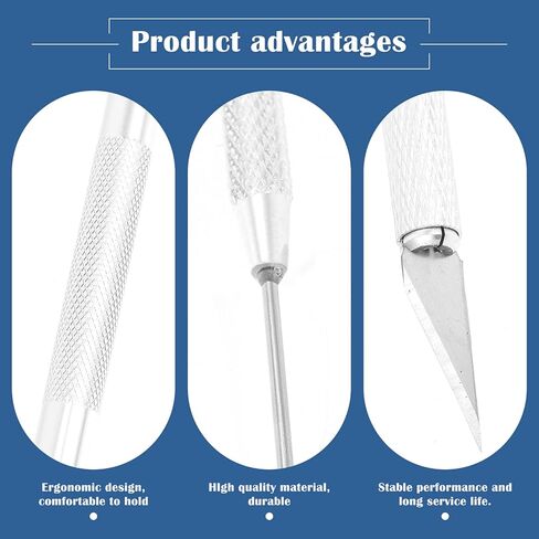 1Set Polymer Clay Sculpting Tool Set Needle Rod and Detail Pottery Needles for Clay Carving and Modeling Crafts in Saudi Arabia