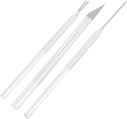 1Set Polymer Clay Sculpting Tool Set Needle Rod and Detail Pottery Needles for Clay Carving and Modeling Crafts in Saudi Arabia