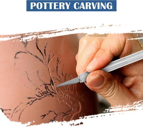 1Set Polymer Clay Sculpting Tool Set Needle Rod and Detail Pottery Needles for Clay Carving and Modeling Crafts in Saudi Arabia