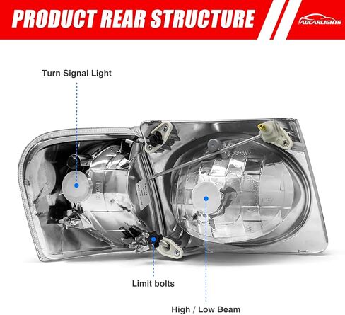 for Ford Escape 2005-2007 (Submodel: Hybrid, Limited, XLS, XLT) Headlight Assembly Compatible with 2005 Escape (Submodel: XLT No Boundaries, XLT Sport) Halogen headlamp Replacement Pair Set in Saudi Arabia