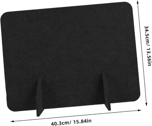 2pcs Felt Privacy Panel for Desktop Noise Reduction No Drill Installation Versatile Tabletop Separator for Office Classroom and Home Use in Saudi Arabia