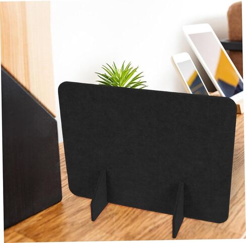2pcs Felt Privacy Panel for Desktop Noise Reduction No Drill Installation Versatile Tabletop Separator for Office Classroom and Home Use in Saudi Arabia