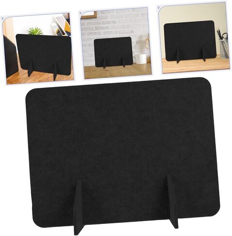 2pcs Felt Privacy Panel for Desktop Noise Reduction No Drill Installation Versatile Tabletop Separator for Office Classroom and Home Use in Saudi Arabia