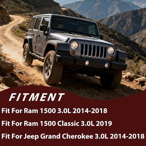 مجموعة حشيات الرأس مناسبة لـ J-eep Grand Cherokee Ram 1500 Classic Eco-Diesel V6 3.0L 2014-2018 68147397AA 51046000 10205300 in Kuwait