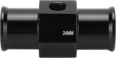 Bnineteenteam Water Temperature Sensor Adapter, Water Temp Adapter Aluminum Temperature Gauge Joint Pipe Radiator Sensor Connector Motorcycle Modification (B(24mm in Saudi Arabia