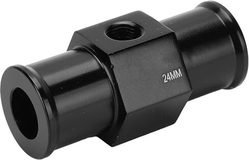 Bnineteenteam Water Temperature Sensor Adapter, Water Temp Adapter Aluminum Temperature Gauge Joint Pipe Radiator Sensor Connector Motorcycle Modification (B(24mm in Saudi Arabia