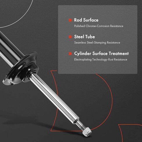 A-Premium Front Strut Assembly Compatible with BMW E60 Series 525i 530i 2004-2007, 528i 535i 2008-2010, 545i 2004-2005, 550i 2006-2010, Driver and Passenger Side 2-PC Set in Saudi Arabia