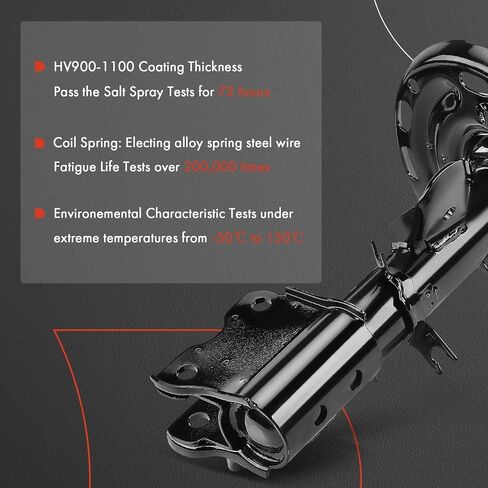 A-Premium Front Shock Absorber Strut Compatible with Nissan Murano 2015-2024, Pathfinder 2013-2020 & Infiniti QX60 2014-2020, JX35 2013, 2-PC Set in Saudi Arabia