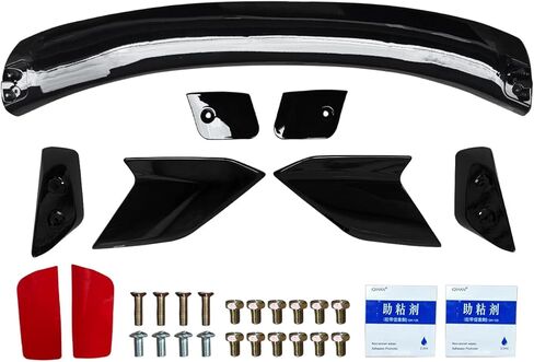Rear Spoiler for 2022-2025 11th Gen Honda Civic Hatchback 5 Door ABS Gloss Black Painted Type-R Style Rear Trunk Wing Spoiler Accessories Exterior in Saudi Arabia