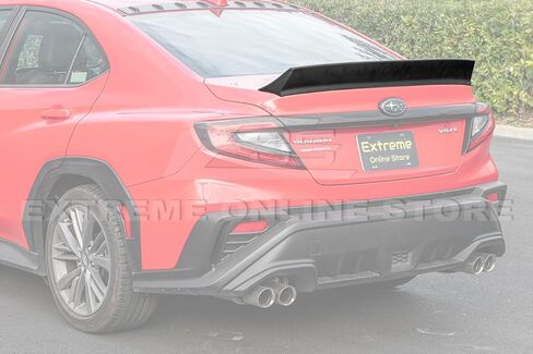 Replacement for 2022-Present WRX Models | JDM Performance Package Rear Trunk Lid Ducktail Wing Spoiler (ABS Plastic - Matte Black) in Saudi Arabia