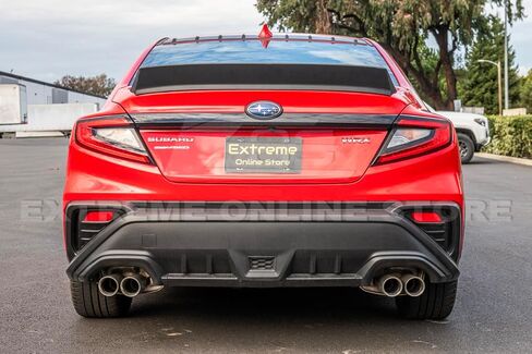 Replacement for 2022-Present WRX Models | JDM Performance Package Rear Trunk Lid Ducktail Wing Spoiler (ABS Plastic - Matte Black) in Saudi Arabia