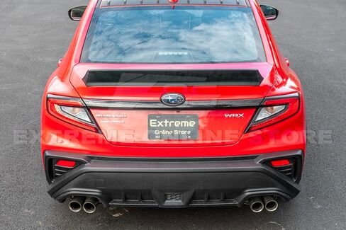 Replacement for 2022-Present WRX Models | JDM Performance Package Rear Trunk Lid Ducktail Wing Spoiler (ABS Plastic - Matte Black) in Saudi Arabia