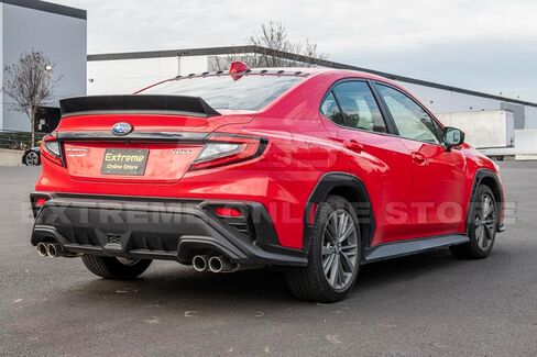 Replacement for 2022-Present WRX Models | JDM Performance Package Rear Trunk Lid Ducktail Wing Spoiler (ABS Plastic - Matte Black) in Saudi Arabia