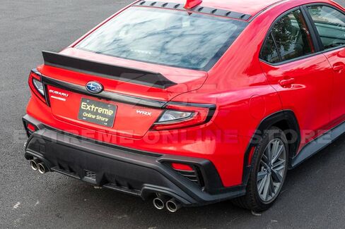 Replacement for 2022-Present WRX Models | JDM Performance Package Rear Trunk Lid Ducktail Wing Spoiler (ABS Plastic - Matte Black) in Saudi Arabia