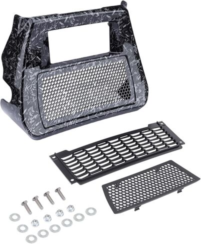 Motorcycle Front Chin Spoilers Radiator Cover for Harley Touring CVO Road Glide/CVO Street Glide 2023-2025, CVO Road Glide ST/Road Glide/Street Glide 2024-2025 (Vivid Black) in Saudi Arabia